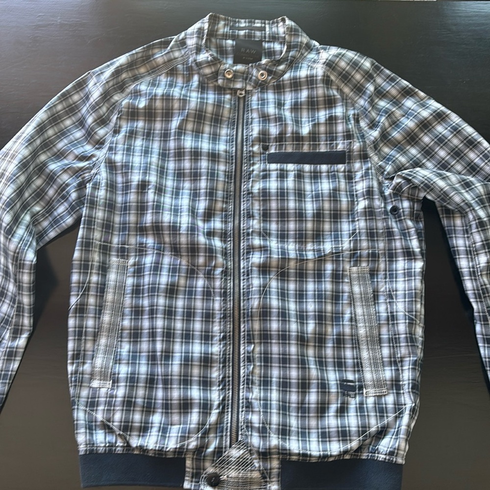 G-Star plaid jacket, large